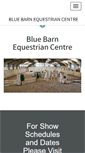 Mobile Screenshot of bluebarnequestrian.com